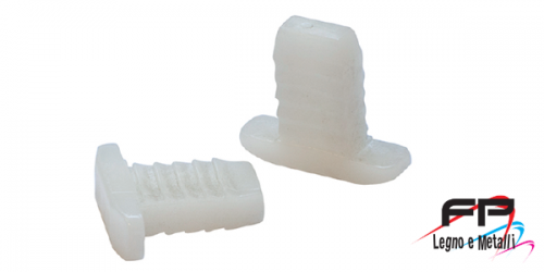 Tappo per avvolgibili in alluminio estruso 9x27